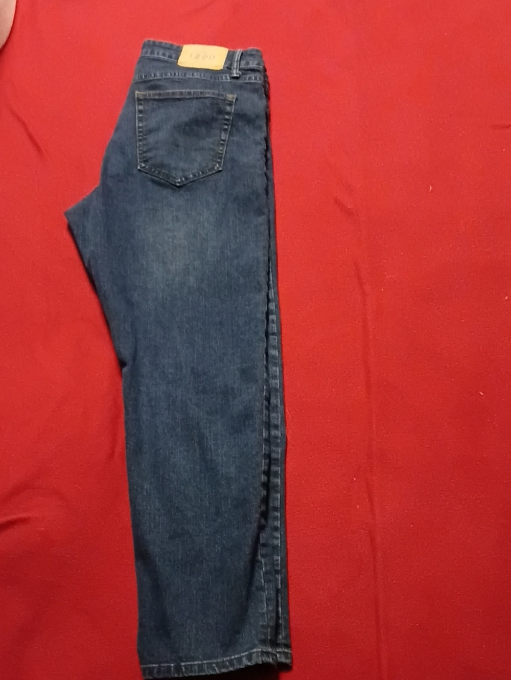 A295 IZOD Men's Dark Blue Straight-Leg Jeans